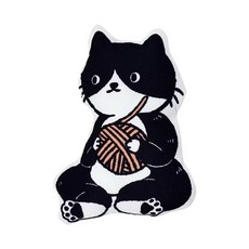 薛丁格 貓草包 貓薄荷玩具，天然貓薄荷填充，安全無毒材質，舒緩情緒增加活動量，貓咪互動玩具, 1個, 5號 (我就靜靜的看你)