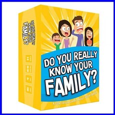 臺灣發貨-全英文版Do You Really Know Your Family聚會休閒益智遊戲卡牌, Do You Really Know, 1個