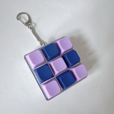 9키 기계식 키보드 축 테스터 버튼 키캡 키체인 손가락, A15