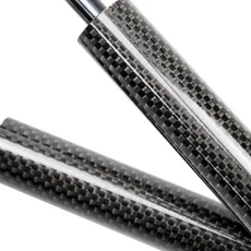 미쓰비시 스페이스 왜건 N43W 엑스포 님버스 전차용 충격 가스 스트럿 지원 테일게이트 트렁크 리프트 2 개, 02 Black carbon fiber