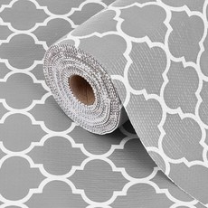 주방 캐비닛용 서랍 선반 라이너 비접착식 미끄럼 방지 선반 종이 간편한 세척 강한 그립 두꺼운 방수 세탁 가능한 매트 식료품 저장실 선반 찬장 드레서용 블랙 61c, 그레이 네잎