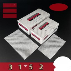 [균일한 펌 시술] 냉펌용 파마지 미용실 일회용 롯드지, 7. 업그레이드 망사지 중형