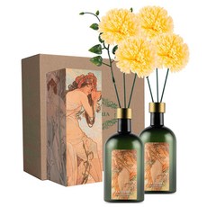 라플로리아 꽃 디퓨저, 2개, 500ml, S2한가득꽃집향/B2국화(중)L12/옐로우