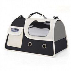 프리미엄 반려동물 이동가방 펫 슬링백 강아지 고양이 이동장 캐리어 외출백 블랙