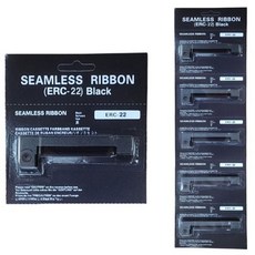 리본카트리지 ERC 22 (검정 / 퍼플), Black (검정), 색상