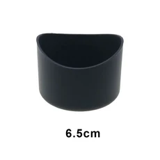 JCD 6.5cm 실리콘 컵베이스 보호 커버 고무 바닥 슬리브 절연 미끄럼 방지 물병 액세서리, 03 Black, 1개