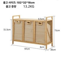욕실앞 수납장 화장실 서랍 욕실수건보관함 세탁물, 1개, 수납함 포함 3문형 (측면 개폐)