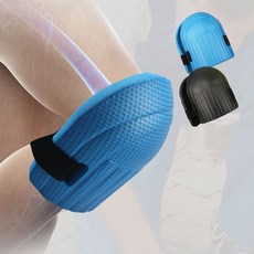 EVA폼 작업용 무릎 보호대 아대 슬개골 십자인대 타일 관절염 작업 산업용 현장 인대 통증 쿠션 관절 패드, 블랙, 상세페이지 참조, 1개