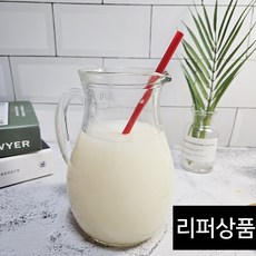 리퍼상품_ 보르고노보 유리저그 로시저그 비스트로 저그 물병 1000ml, 1개, 1L, 투명 리퍼상품