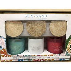 SEA & SAND 香氛蠟燭3入組 - Costco代購 多種香味, 1個