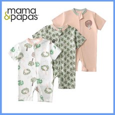 여름 원피스 반팔 이중지퍼 신생아 유아용 선물세트, 6