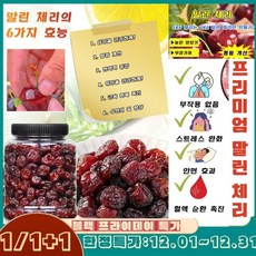 1+1 무설탕 건체리 500g/봉 몽모랑시 건타트체리 말린 체리 관절염 통풍 개선, 2개, 500g