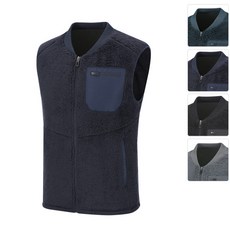 [성원] 남성 양털 플리스 베스트 조끼 SWV1 가을 겨울 춘추 뽀글이 이너 등산 아웃도어 골프