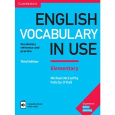 English Vocabulary in Use: Elementary 3rd Edition 9781316631522 暢銷初級字彙書, 附解答及電子書版