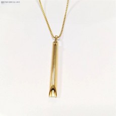 금연목걸이 호흡 스틸 불안 스트레스 아이템 스틸 Q0004C S, 골드 Q0001C