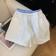 good 褲子小個子抽繩寬鬆慵懶風休閒運動短褲女