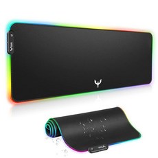 Blade Hawks RGB Gaming Mouse Pad Extra Large Extended Soft LED 31.5 x 12 inches, black
