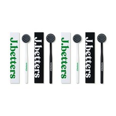 제이베럴즈 혀클리너 블랙 + 화이트 세트, 2세트