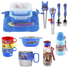 파워레인저 스텐 유아 식기 스푼포크 교정용 젓가락 공기 대접 2단 도시락 물컵 양치컵 어린이 캐릭터 어린이집 유치원 준비물, 1개, 2.파워레인저스텐지능개발젓가락(닌자포스)