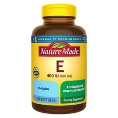 Nature Made 萊萃美 維他命E軟膠囊 400IU, 350顆, 1罐