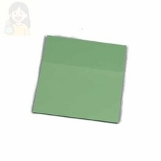 SolSun 투명메모지 그린 75x75 접착메모지
