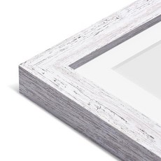 DecorUhome30.5x30.5cm12x12인치사진액자10개세트 매트가있는디스플레이사진20.3x20.3cm8x8인치또는30.5x30.5cm1120953, 5x7, 디스트레스드 화이트