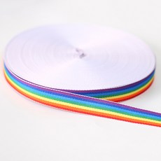 [모핸] 무지개리본 1롤(50yd), 15mm, 1개