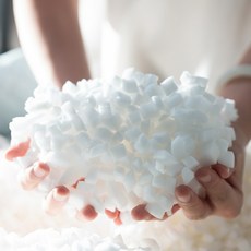 텍스스테드 메모리폼 베개 충전재, 1개, 화이트