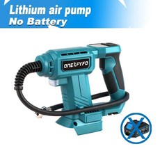 무선 전기 에어 펌프 자동 차량 타이어 인플레이터 휴대용 전동 공구, 1. no battery charger, 1개