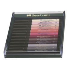 德國輝柏 FABER CASTELL PITT 藝術筆 12色 鄉土色系 267422, 1個