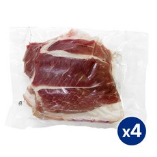 삼다돈 제주흑돼지 냉장 2kg (500g x 4팩) 뒷다리살 (구이용/보쌈용 택1), 1세트, 흑돼지 뒷다리살500g x 4팩(보쌈용)
