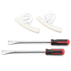 데이토나 Daytona 바이크용 타이어 레버 일자타입 타이어레버세트 타이어레버/림보호대 95397, 타이어 레버(크랭크 타입), 1개