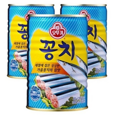 오뚜기 꽁치 통조림, 400g, 3개