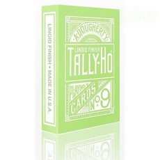 TALLY-HO GREEN ROSE V2 綠圓背 撲克牌 - 魔術道具, 1個