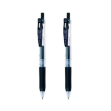 사라사 클립 볼펜 1.0mm, 블랙, 2개