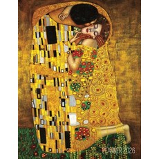 (英文圖書)Gustav Klimt Planner 2026: The Kiss Daily Organizer (12 Months) Romantic Gold Ar... 平裝版, Semsoli, 英文