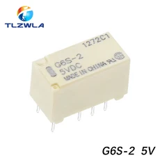 5PCS G6S2 신호 릴레이 8Pin 미니 스위치, 03 5V