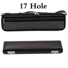 플룻케이스 조절식 어깨 스트랩이 방수 플루트 케이스 콘서트 플루트용 가방 상자 악기, 1개