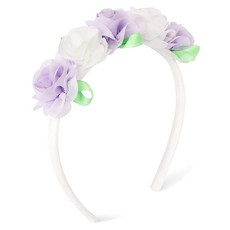 Gymboree 휴일 및 특별 행사 헤어 액세서리 화이트 플라워 원 사이즈 플라워 339342