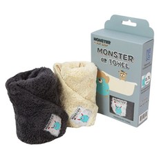 반려견 드라이 수건 베이지 소형 1P 몬스터 펫타올 hol+17203Zj