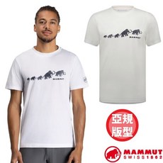 MAMMUT QD Logo Print 男款透氣快乾圓領短袖排汗衣