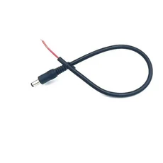 10Pcs 18AWG0.75² 5.5x2.1mm DC 남성 또는 여성 전원 플러그 케이블 잭 어댑터 12V 10A 코드 25CM30CM50CM, 02 50CM, 01 Male