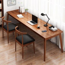 긴테이블 카페 창가 컴퓨터책상 용 식탁 탁자 거실 다크월넛 140x50, 러버우드 120x40
