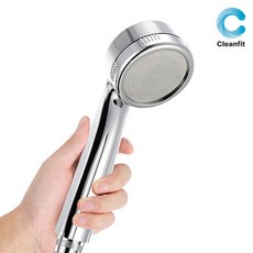 크린핏 파워 수압 홈 샤워기, 1개, 실버