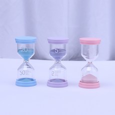 馬卡龍色系計時沙漏 兒童學習用, 1個, 紫色,1分鐘