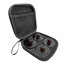 미끄럼 방지 고무 리프팅 잭 패드 4개 보관 케이스 포함 - 테슬라 모델 3/Y/S/X와 호환 - 타이어 수리 어댑터 도구, 미끄럼 방지 고무 리프팅 잭 패드 4개, 보관 케이스