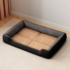 哆哆購 寵物涼感墊 寵物涼蓆 狗窩貓窩 夏天睡墊 中大型犬適用 XXL（90*70cm）, 1個, 黑灰色【不易粘毛】,XXL（90*70cm）【建議70斤內】