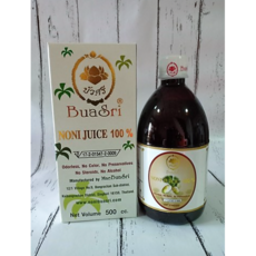 노니쥬스 Buasri / 부아스리 태국 노니쥬스 100% 원액 500ml x 3병- 플라스틱 병, 3개