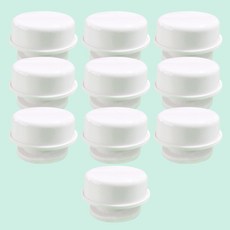 오르골베이스/회전오르골(백색)/135635/오르골만들기/오르골클레이, 10개입, 화이트