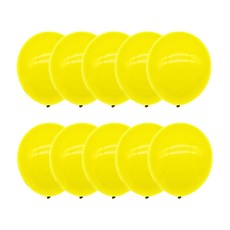 브로키 라텍스풍선 12인치 10p 5컬러 풍선용품 파티소품, 옐로